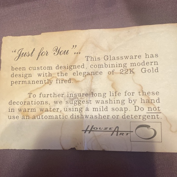 BALLY’S CASINO GLASSWARE 22K GOLD TRIM - Picture 4 of 5